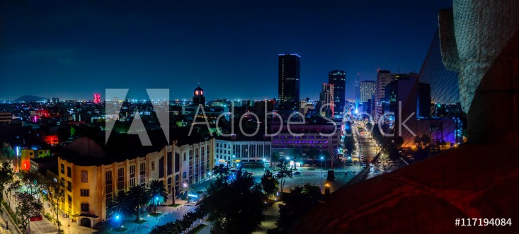 Picture of Downtown Mexico City skyline